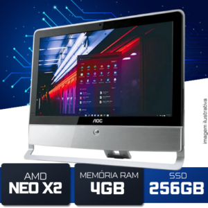 All in One AOC M92e AMD Athlon Neo X2 4GB SSD 256GB