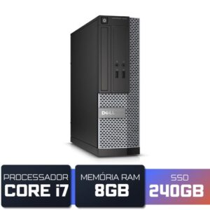Computador Dell Optiplex 3020 intel Core i7 8GB SSD 240GB