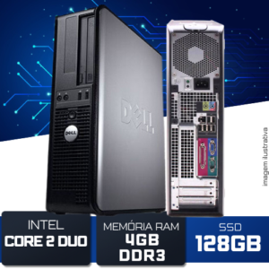 Computador Dell Optiplex 380 Core 2 Duo 4GB DDR3 SSD 128GB