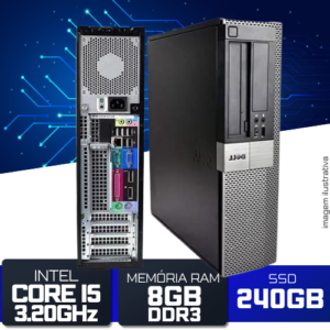 Computador Dell Optiplex 980 SF - Intel Core i5-650 8GB DDR3 SSD 240GB + WIFI USB