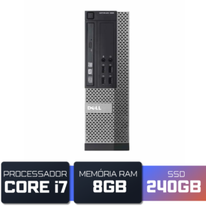 Computador Dell Optiplex 990 - Intel Core i7, 8GB, SSD 240GB