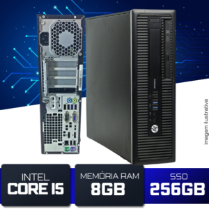 Computador HP ProDesk 600 G1 SFF Intel Core i5-4a. Geração, 8GB, SSD 256GB