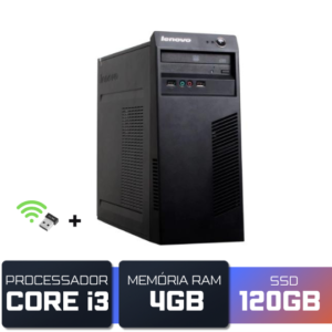 Computador Lenovo 63 I3-4a. Geração 4GB SSD 120GB + WIFI