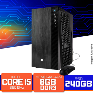 Computador NOVO! Intel Core i5 8GB DDR3 SSD 240GB