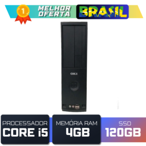 Computador OKI - Intel Core I5-2400, 4GB, SSD 120GB