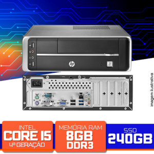 Desktop HP 402 G1 - Intel Core i5-4590s 3.00GHz, 8GB SSD 240GB