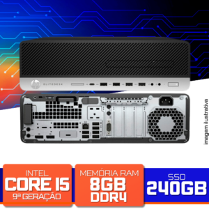 HP EliteDesk 800 G5 SFF - Intel Core i5-9500 4.40GHz, 8GB DDR4, SSD 240GB NVMe, Windows 11 PRO OEM
