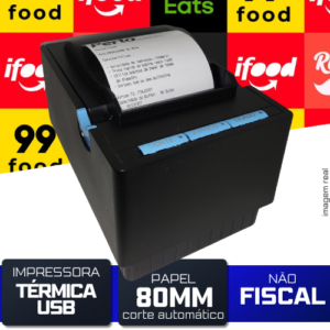 Impressora USB - Térmica 80MM - PERTO PRINTER
