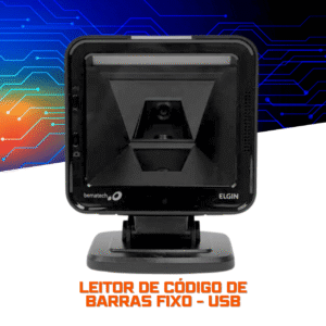 Leitor De Código De Barras Elgin El8600 USB 2D 5v Preto - Fixo
