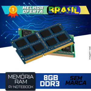 Memória RAM 8GB 1600MHz p/ Notebook - PCMD38G