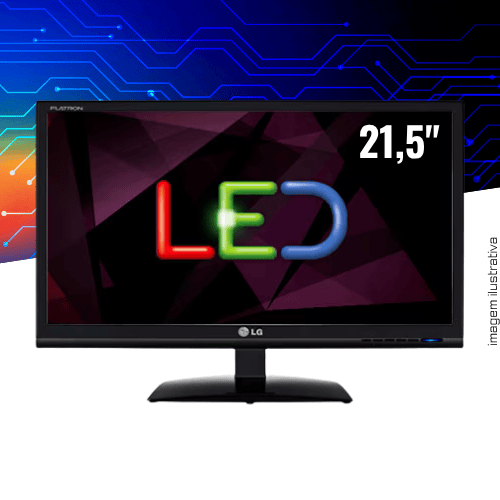 Monitor LG Flatron E2241 21,5" - HDMI, VGA, DVI