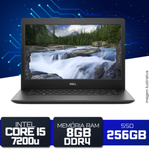 Notebook Dell Latitude 3490 - Intel Core i5-7200u 8GB SSD 240GB