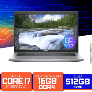 Notebook Dell Latitude 5420 - Intel Core i7-1185G7 3.00GHz, 16GB DDR4, SSD 512GB NVMe, Tela 14" TouchScreen