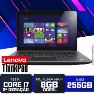 Notebook Lenovo ThinkPad Edge E431 (14")touchscreen Intel® Core i7 i7-3632QM 8 GB SSD 256 GB Windows 10 PRO OEM