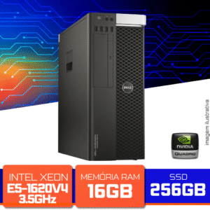 Workstation DELL Precision Tower 5810 - Intel Xeon E5-1620V4 3.5GHz, 16GB DDR4 2133P, SSD 256GB, Quadro M2000 4GB