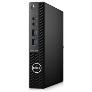Mini CPU Dell OptiPlex 3080 – Intel Core i3 de 10ª geração, 8 GB, SSD NVMe 256 GB - vista frontal