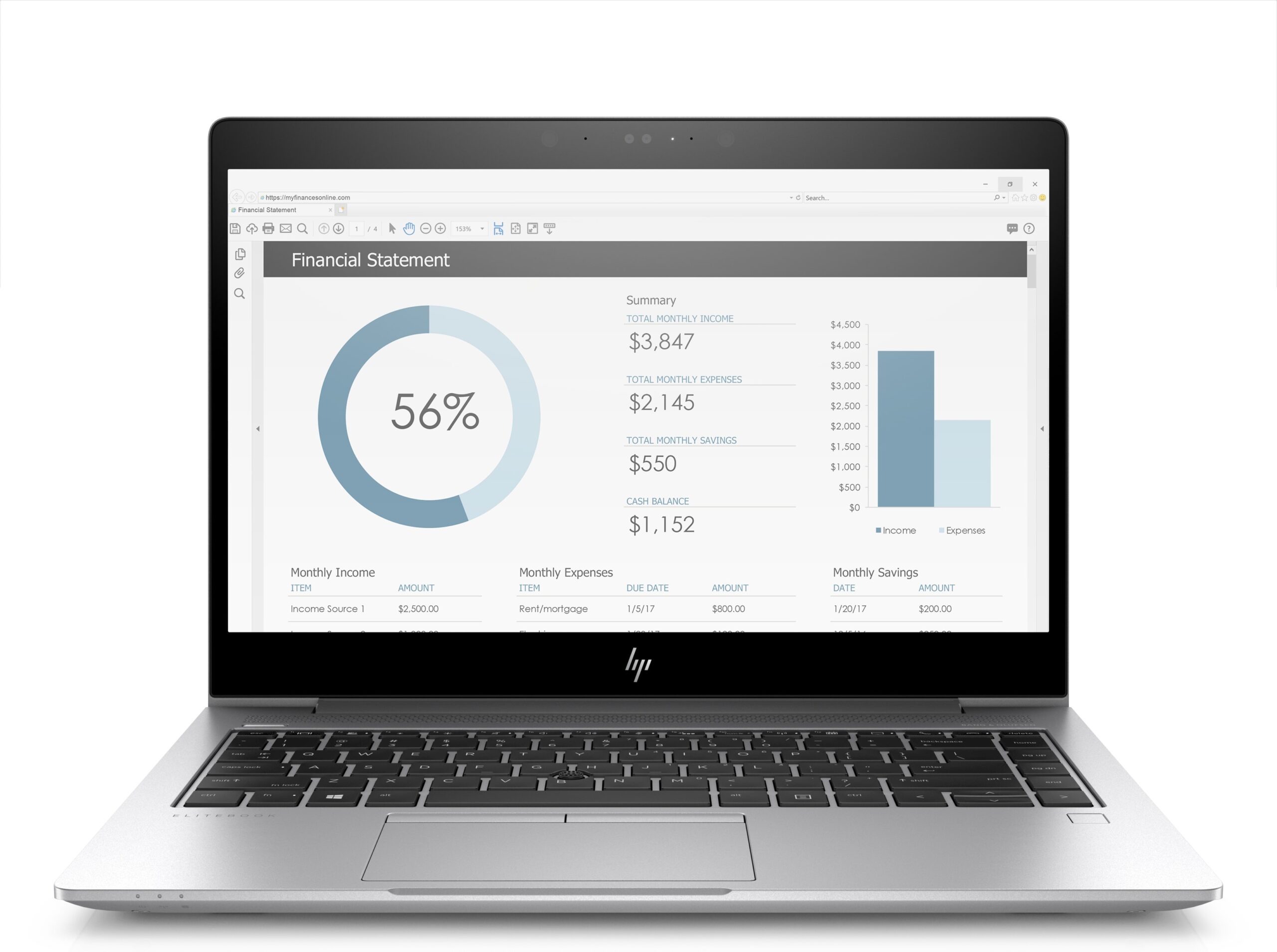 Notebook HP EliteBook 840 G4 – Intel Core i5 de 7ª geração, 8 GB DDR4, SSD M.2 256 GB, Tela 14″ - vista 1