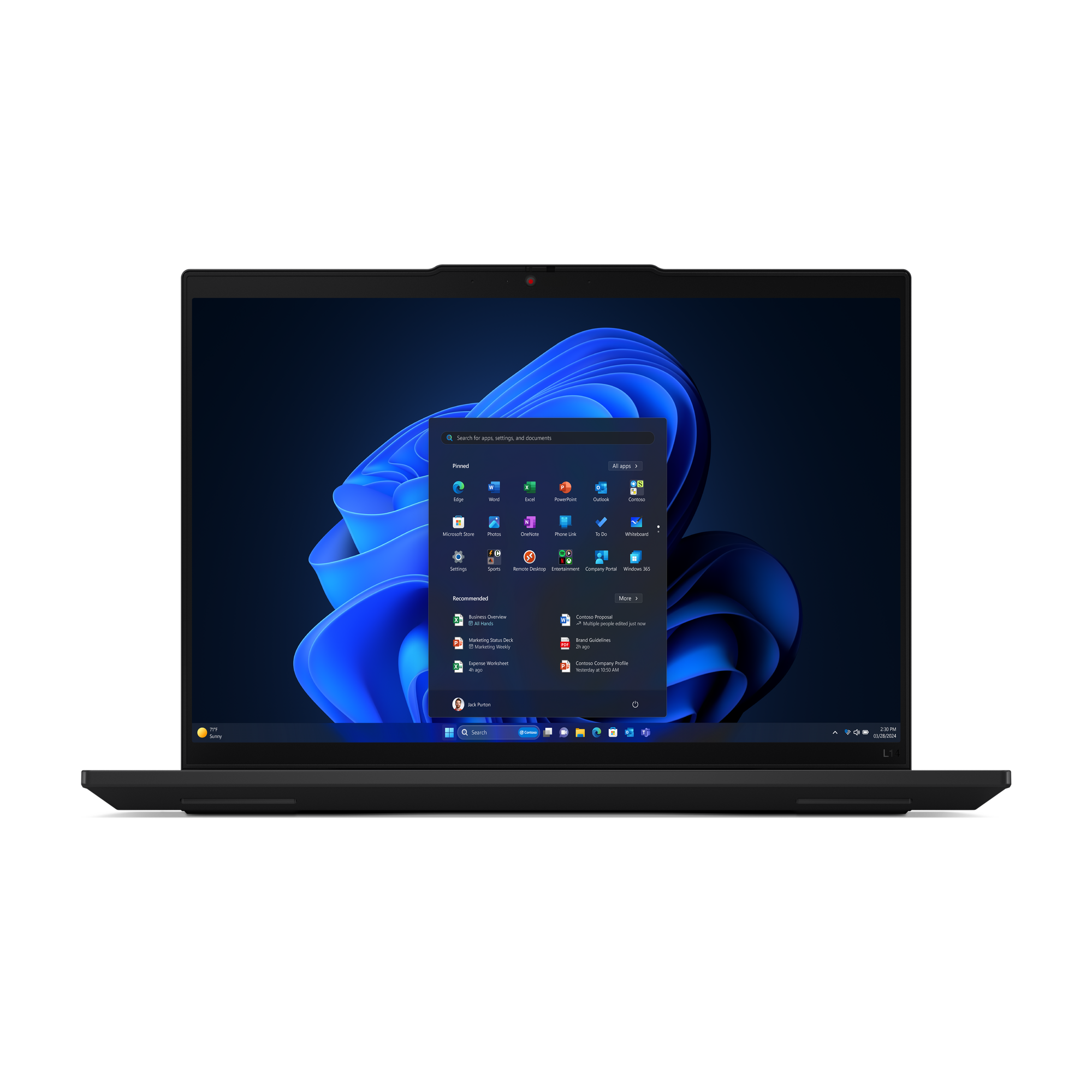 Notebook Lenovo ThinkPad L14 Gen 1 AMD – AMD Ryzen 5 PRO de 4ª geração, 8 GB, SSD NVMe 256 GB, Tela 14″ - vista 2