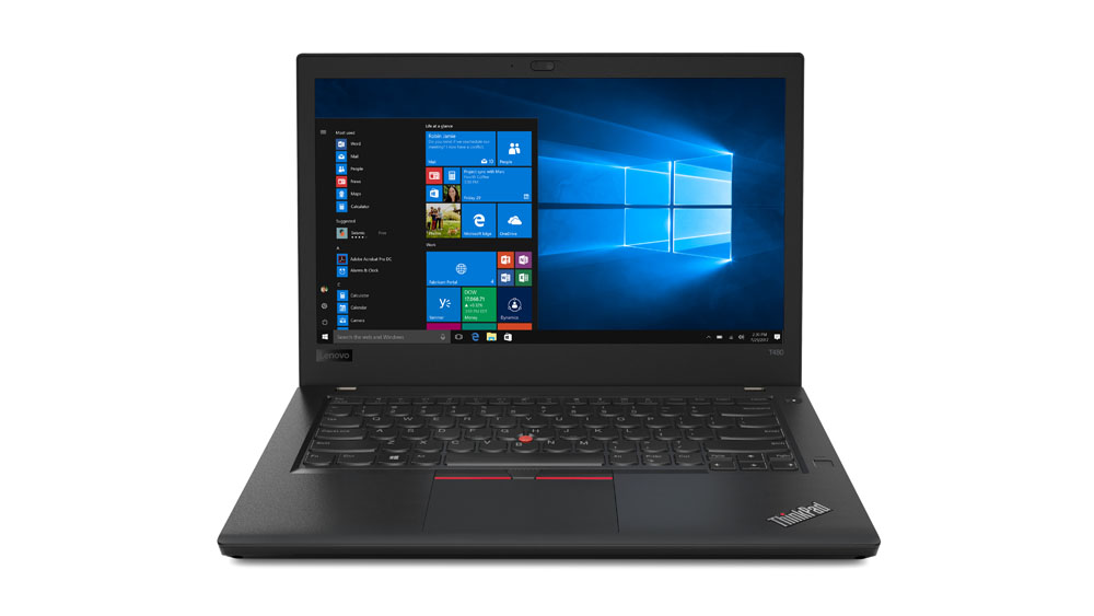Notebook Lenovo ThinkPad T480 – Intel Core i5 de 8ª geração, 8 GB, SSD 240 GB, Tela 14″ - vista 1